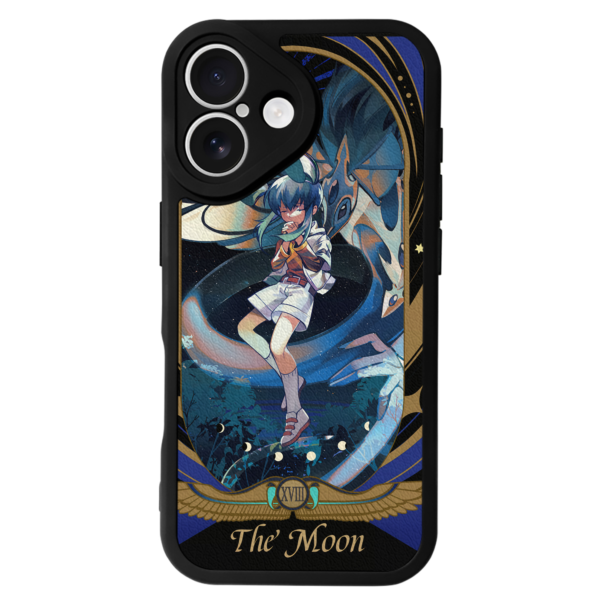 （画像用） 遊☆戯☆王 Yu-Gi-Oh! 【iPhone 16シリーズ対応】シリコンスマホケース（レザー調） 材質：シリコン